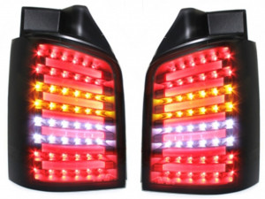 Stopuri LED compatibil cu VW T5 2003-2009 Negru Fumuriu - Img 2