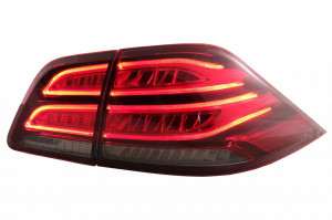Stopuri LED LightBar compatibil cu Mercedes M-Class W166 2012-2015 Rosu Clar LHD - Img 3