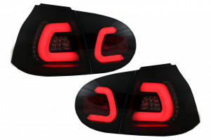 Stopuri TUBE LED BAR compatibil cu VW Golf 5 V 2004-2009 Negru Fumuriu Urban Style