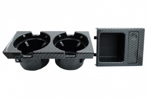 Suport Pahare si Monede compatibil cu BMW 3 Series E46 1998-2005 Carbon Fiber Look - Img 2