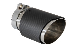 Toba Universala Ornament Sistem de evacuare Carbon Fiber Finisaj Mat 6cm/2.36inch