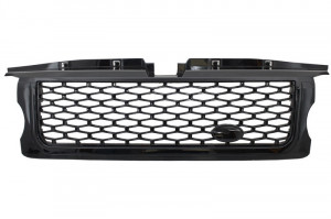 Ansamblu Grila Centrala si Grile Laterale compatibil cu Land Range Rover Sport L320 (2005-2008) Autobiography Look Negru Lucios - Img 2