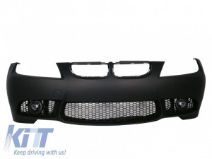 Bara Fata compatibil cu BMW Seria 3 E90 Sedan E91 Touring 04-08 (Non LCI) M3 Design, proiectoare incluse - Img 6