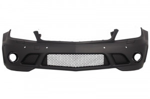 Bara Fata compatibil cu Mercedes C-class W204 2007-2012 C63 Design cu PDC si Proiectoare de Ceata - Img 2