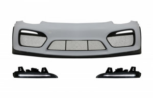 Bara Fata cu DRL Full LED compatibil cu Porsche 981 Cayman & Boxster 2012-2016 GT4 Design