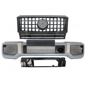 Bara Fata cu Grila Centrala compatibil cu Mercedes G-Class W463 1989-2017 G65 GT-R Panamericana Design