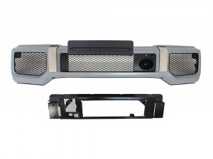 Bara Fata cu Grila Centrala compatibil cu Mercedes G-Class W463 1989-2017 G65 GT-R Panamericana Design - Img 2
