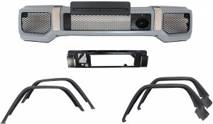 Bara Fata cu Prelungiri Aripi Extensii compatibil cu MERCEDES Benz G-Class W463 1989-2017 G65 Design