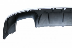 Difuzor Bara Spate compatibil cu AUDI A3 8V Facelift Hatchback Sportback 2016-2018 S3 Design pentru Bara Standard - Img 6
