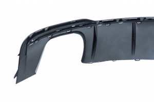 Difuzor Bara Spate compatibil cu Audi A3 8V Facelift Sedan Convertible 2016-2019 S3 Design Bara S Line - Img 6