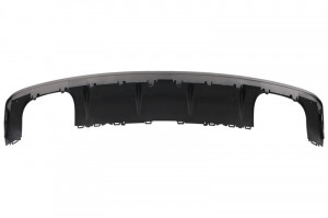 Difuzor Bara Spate compatibil cu AUDI A3 8V Sedan 2012-2015 S3 Design Evacuare Dubla cu Ornamente Tobe - Img 6