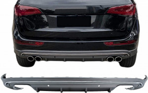 Difuzor Bara Spate compatibil cu Audi Q5 8R 2009-2016 Gri Platinat - Img 5