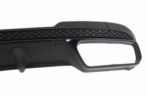 Difuzor Bara Spate compatibil cu MERCEDES E-Class W212 S212 AMG Sport Line Facelift 2013-2016 Negru cu Ornamente Evacuare - Img 2