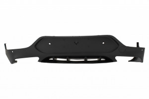 Difuzor Bara Spate compatibil cu Mercedes GLC Coupe C253 Sport Line 2015-2019 GLC63 Design Evacuari Crom - Img 3