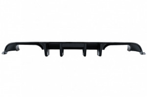 Difuzor Bara Spate compatibil cu VW Golf 7.5 VII Facelift 2017-2019 R Look Negru Lucios