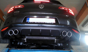 Difuzor Bara Spate compatibil cu VW Golf 7 VII 2013-2017 ABT Look - Img 8
