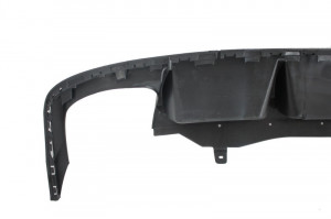 Difuzor Bara Spate compatibil cu VW Passat CC 2012-2017 R Line Dubla Evacuare - Img 2