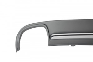 Difuzor Bara Spate cu Ornamente Evacuare compatibil cu AUDI A4 B8 Pre Facelift 2008-2011 Sedan sau Avant S4 Design - Img 5
