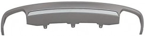 Difuzor Bara Spate cu Ornamente Evacuare compatibil cu AUDI A6 4G 2012-2015 S6 Design - Img 2
