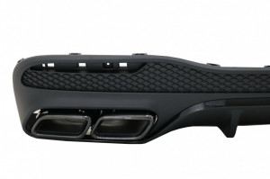 Difuzor Bara Spate cu Ornamente Evacuare compatibil cu Mercedes GLE W166 SUV Sport Line 2015-2018 Night Package - Img 2