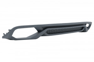 Difuzor Bara Spate cu Ornamente Evacuare si Eleron Portbagaj Negru Lucios compatibil cu Audi A4 B8 Facelift 2012-2015 - Img 6