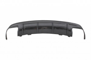 Difuzor Bara Spate cu Ornamente Negru pentru sistemul de evacuare Negre compatibil cu Mercedes W117 CLA 2013-2018 Facelift CLA45 Carbon Look - Img 2