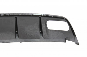 Difuzor Bara Spate cu Ornamente pentru sistemul de evacuare compatibil cu Mercedes W176 A-Class 2013-2018 A45 Facelift Design Carbon Look - Img 7