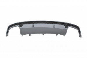 Difuzor Bara Spate cu Ornamente toba compatibil cu AUDI A7 4G Facelift 2015-2018 S7 Design - Img 2