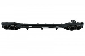 Difuzor Bara Spate cu Ornamente Toba compatibil cu Mercedes E-Class W213 2016-2019 E53 Design Night Package