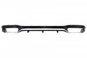 Difuzor Bara Spate cu Ornamente Tobe Chrome Edition compatibil cu Mercedes E-Class W213 2016-2019 E63 Design - Img 2