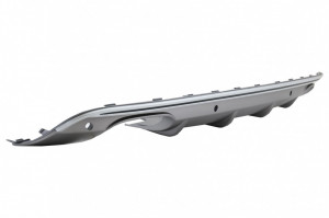 Difuzor Bara Spate cu Ornamente Tobe compatibil cu Audi Q5 8R 2009-2016 Bara S Line - Img 3