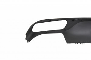 Difuzor Bara Spate cu Ornamente Tobe compatibil cu Mercedes E-Class W213 S213 Standard 2016-2019 E63 Design Negru - Img 7
