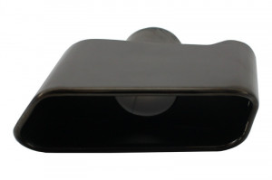 Difuzor Bara Spate cu Tobe Ornamente compatibil cu BMW Seria 5 G30 G31 2017-> M Performance Design Negru - Img 8