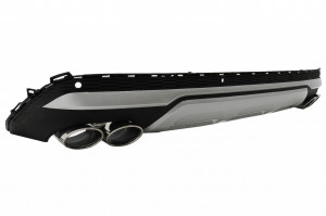 Difuzor Bara Spate Evacuare Dubla compatibil cu Audi Q7 SUV 4M Facelift 2020-> - Img 3