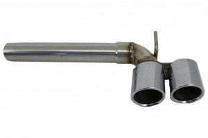 Difuzor Bara Spate Negru cu Ornamente Evacuare Duble compatibil cu BMW Seria 3 F30 F31 2011-> M Performance M3 Design - Img 7
