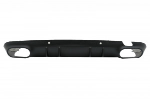 Difuzor Bara Spate Ornamente toba compatibil cu Mercedes CLS-Class C257 2018-> CLS53 Design Silver - Img 4