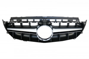 Difuzor Bara Spate si Grila Centrala compatibil cu Mercedes E-Class C238 AMG Sport Line 2016-> E53 Design Negru ai Crom - Img 2