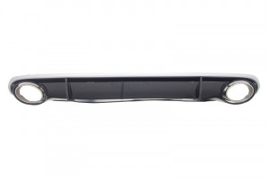 Difuzor Bara Spate si Ornamente Evacuare compatibil cu Audi A4 B8 Pre Facelift 2007-2011 Sedan Avant RS4 Desing