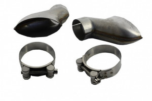Difuzor Bara Spate si Ornamente Evacuare compatibil cu AUDI A6 C7 4G Limousine Avant (2011-2014) RS6 Design - Img 7