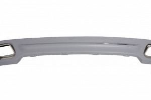 Difuzor Bara Spate si Ornamente Evacuare compatibil cu BMW seria 7 F01 2008-> 760 Design - Img 3