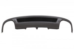 Difuzor Bara Spate si Ornamente toba Carbon Fiber Finisaj Lucios compatibil cu Audi A4 B8 Facelift Sedan/Avant 2012-2015 S-Line Design doar Bara Standard - Img 2