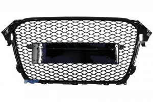 Difuzor Bara Spate si Ornamente toba compatibil cu AUDI A4 B8 Facelift Sedan sau Avant 2012-2015 cu Grila Centrala si Grile Proiector S-Line Design doar Bara Standard - Img 2