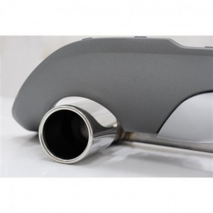 Difuzor Bara Spate si Sistem Evacuare compatibil cu BMW X1 SUV F48 2015-> M Sport Look - Img 2