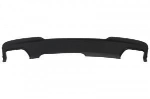 Difuzor de aer cu evacuare dubla negru lucios compatibil cu BMW F10 F11 Seria 5 2011-2017 M-Technik 550i Design - Img 4