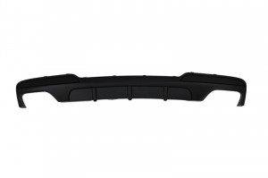 Difuzor de aer cu Evacuare Dubla si Ornamente compatibil cu BMW F10 F11 Seria 5 2011-2017 M-Performance 550i Design - Img 2
