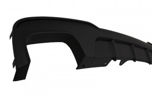 Difuzor de aer cu evacuare dubla stanga compatibil cu BMW Seria 5 F10 F11 2011-2017 M-Performance Design - Img 2