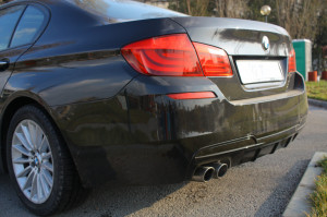 Difuzor de aer cu evacuare dubla stanga compatibil cu BMW Seria 5 F10 F11 2011-2017 M-Performance Design - Img 7
