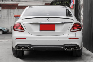 Eleron Portbagaj compatibil cu Mercedes E-Class W213 2016-up Negru Lucios - Img 4