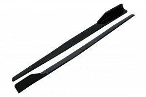 Extensii Praguri Laterale compatibil cu Toyota Corolla XII 2019-> Negru Lucios