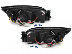 Faruri compatibil cu FORD Mondeo 2000-2007 pozitie angeleyes negru - Img 2